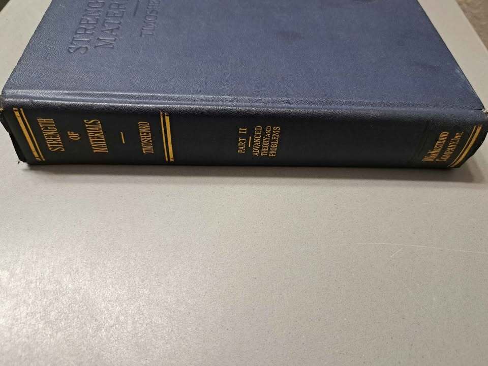 Vintage 1947 Strength of Materials / Timoshenko