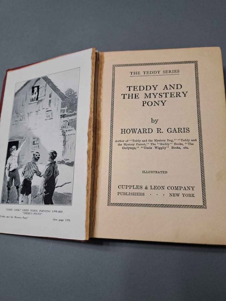 Vintage 1939 Teddy and the Mystery Pony