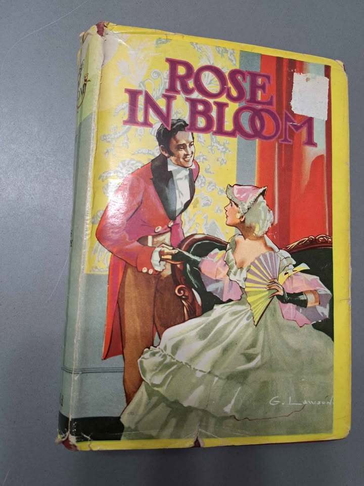 Rare Vintage 1876 Rose In Bloom by Louisa M Alcott hardcover (author of Little Women)