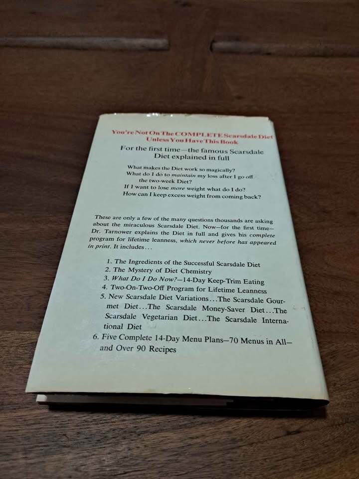 Vintage 1978 The Complete Scarsdale Medical Diet