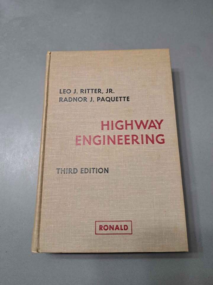 Vintage 1967 Highway Engineering book