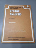 Vintage 1959 Vector Analysis and an Introduction to Tensor Analysis by Murray R Spiegel