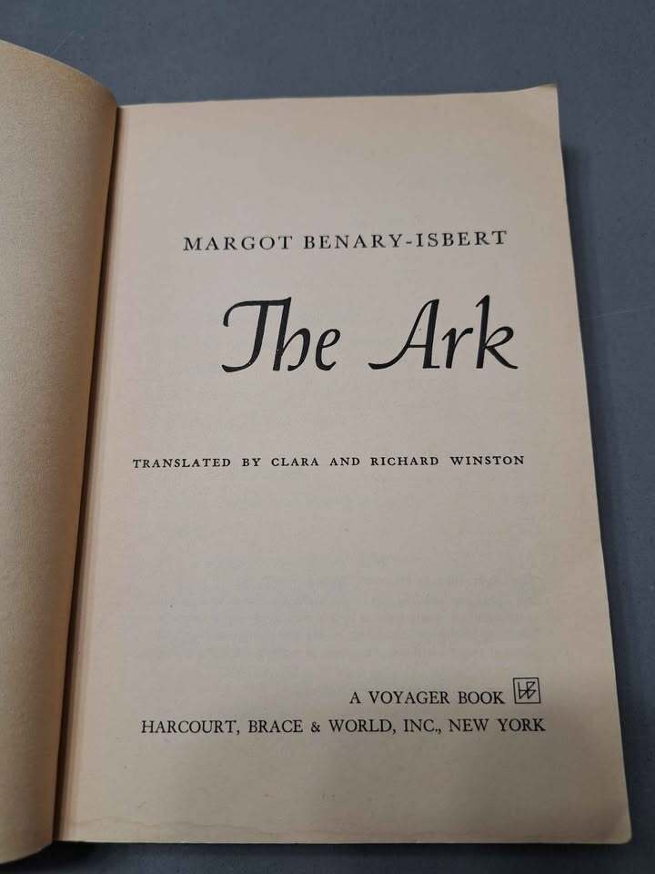 Vintage 1953 The Ark by Margot Benary-Isbert (paperback)