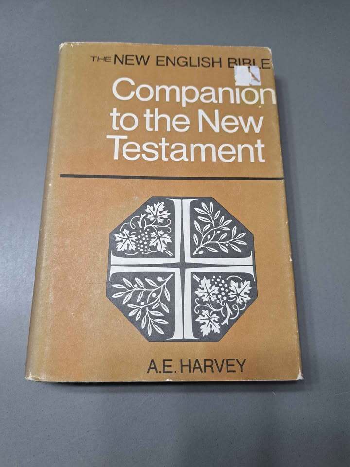 Vintage 1970 first edition of The New English Bible, Companion to the New Testament by A.E. Harvey