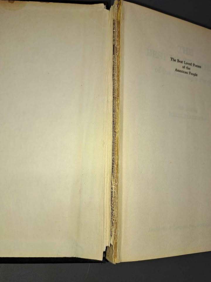 Vintage 1936 Best Loved Poems of the American People