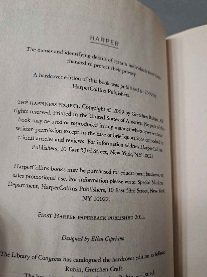 The Happiness Project by Gretchen Rubin