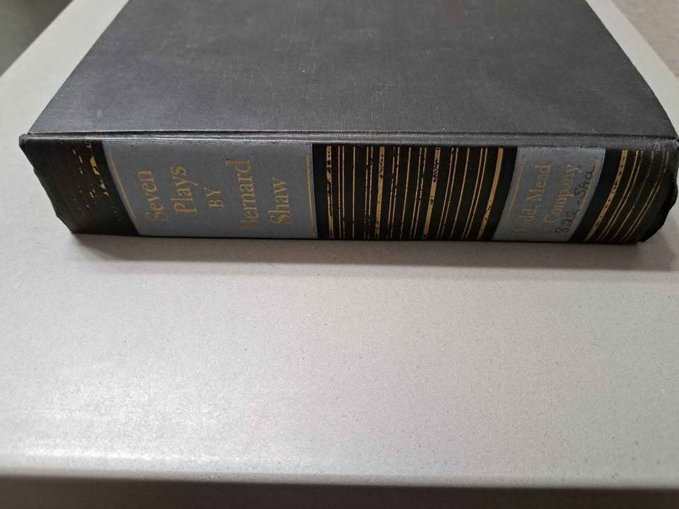 Vintage 1941 Seven Plays by Bernard Shaw (hardcover)