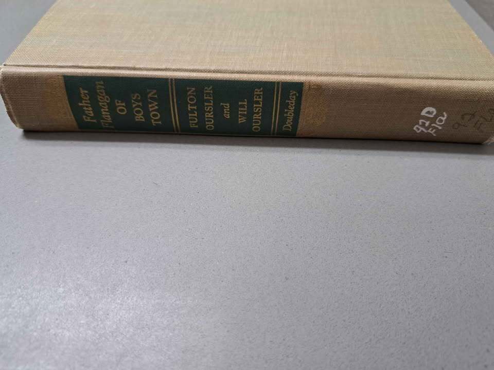 Vintage 1940s 1950s Father Flanagan of Boys Town in Nebraska by Fulton & Will Oursler