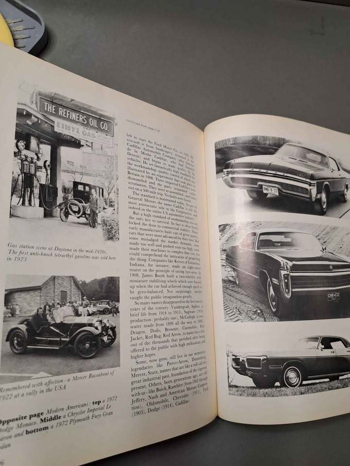 Vintage 1973 A Picture History of the Automobile