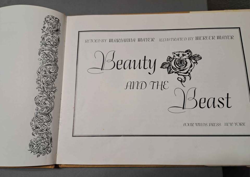 Vintage 1978 Beauty and the Beast hardcover / hardcover