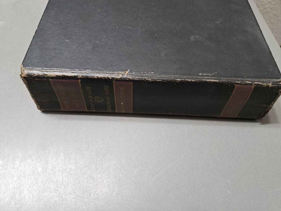 Vintage 1944 Two Faces of Love: Lust for Life, Immortal Wife by Irving Stone