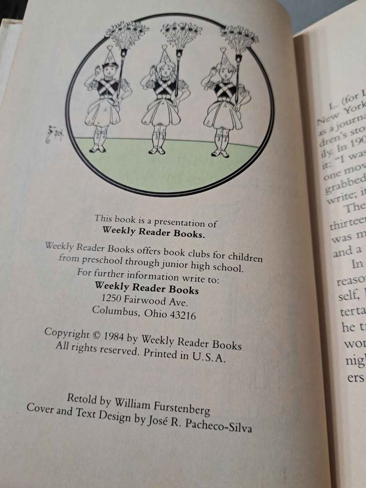 Vintage 1984 The Wizard of Oz (Weekly Reader Books)