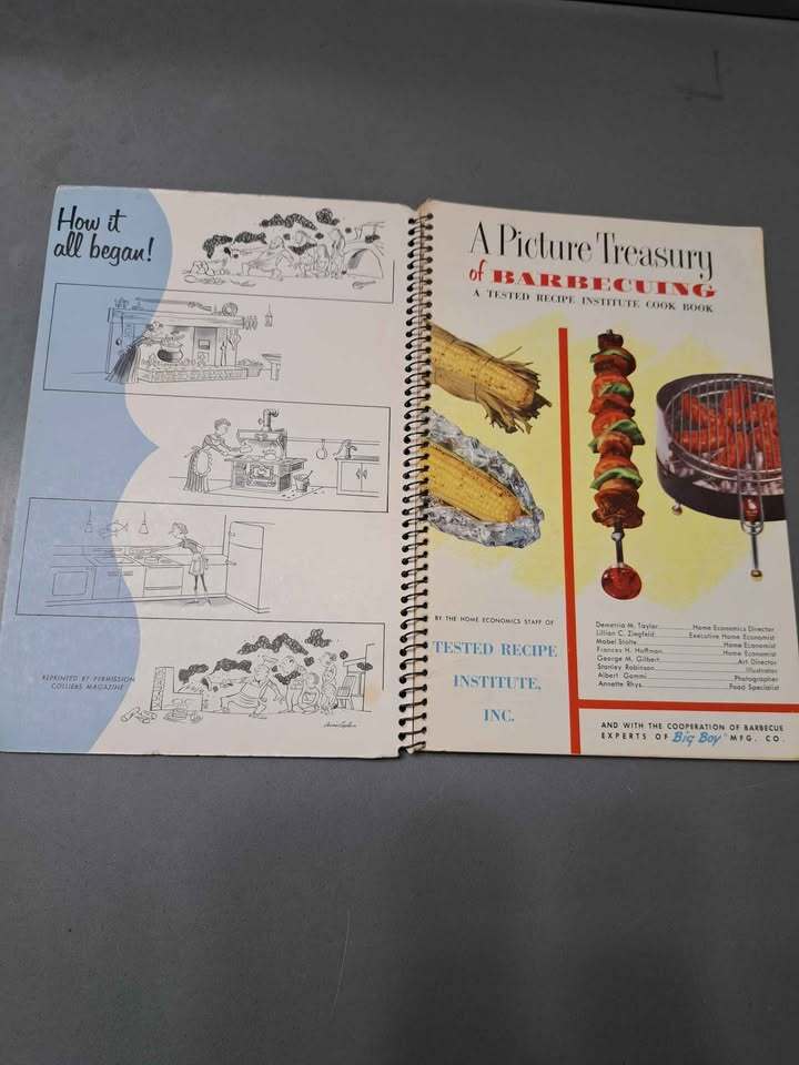 Vintage 1957 Big Boy Barbeque Book
