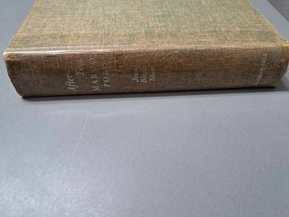 Vintage 1955 After You, Marco Polo by Jean Bowie Shor (hardcover)