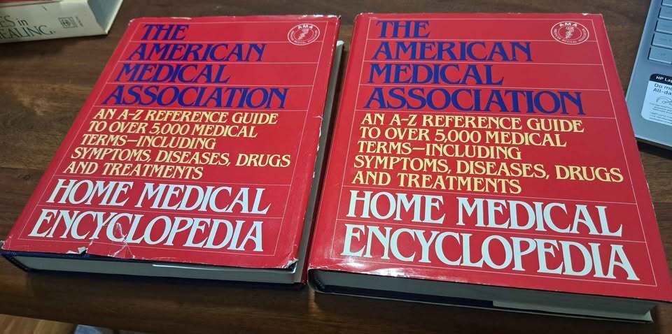 Vintage books:  The American Medical Association-Home Medical Encyclopedia A-Z set