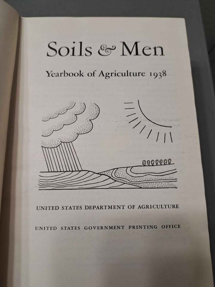 Vintage 1938 Soils and Men. Yearbook of Agriculture USDA