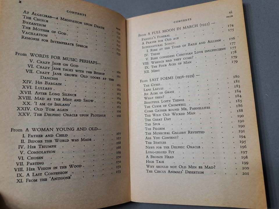 1980 edition of Selected Poetry by W. B. Yeats