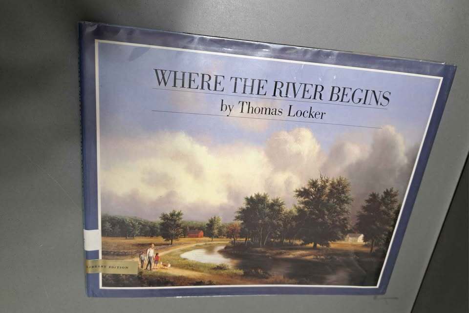 Vintage 1984 edition of Where the River Begins by Thomas Locker / hardcover