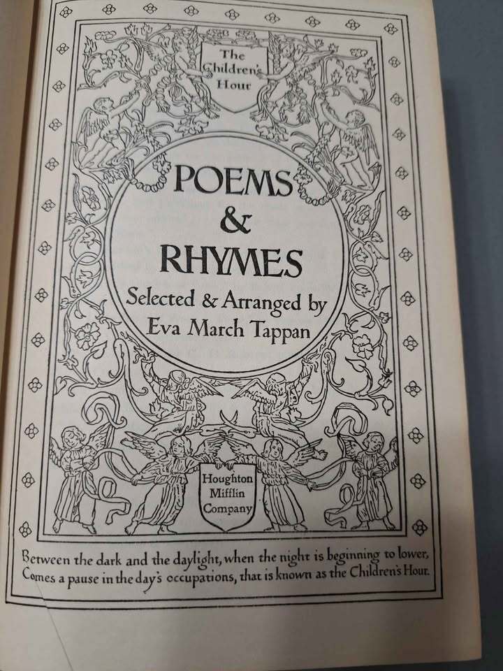 Vintage 1907 The Children's Hour Vol 9: Poems and Rhymes