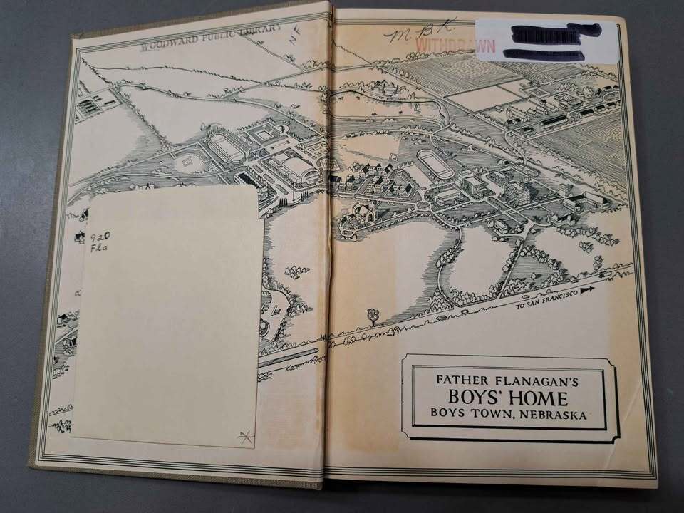 Vintage 1940s 1950s Father Flanagan of Boys Town in Nebraska by Fulton & Will Oursler