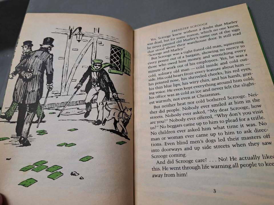 Vintage 1979 A Christmas Carol by Charles Dickens (Weekly Reader Book)