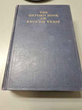 Vintage 1955 edition of The Oxford Book of English Verse 1250-1918 (hardcover)