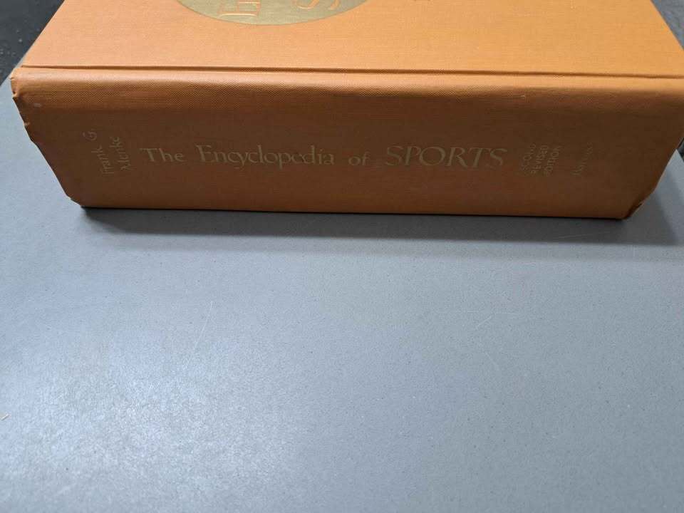 Vintage 1960 The Encyclopedia of Sports