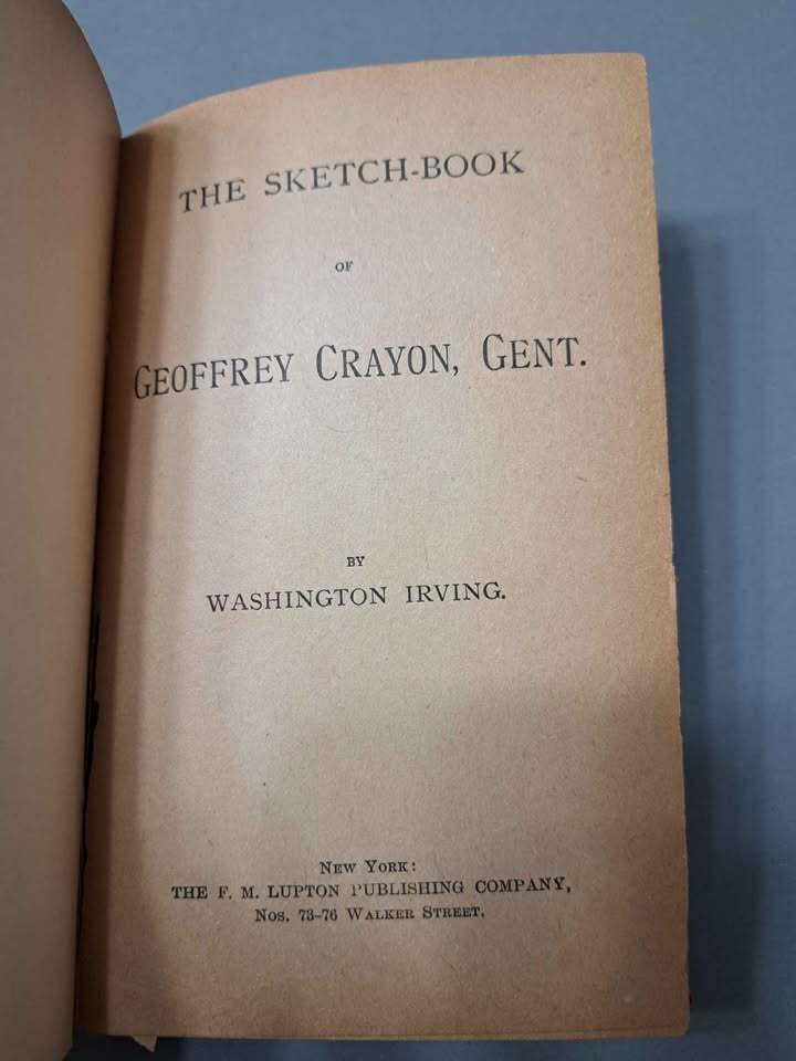 Vintage and rare The sketch book of Geoffrey Crayon, Avon Edition
