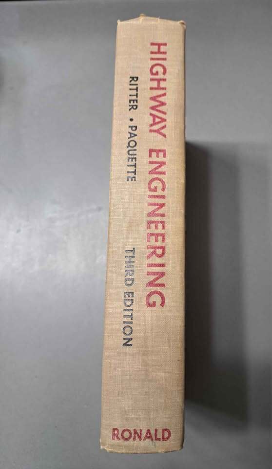 Vintage 1967 Highway Engineering book