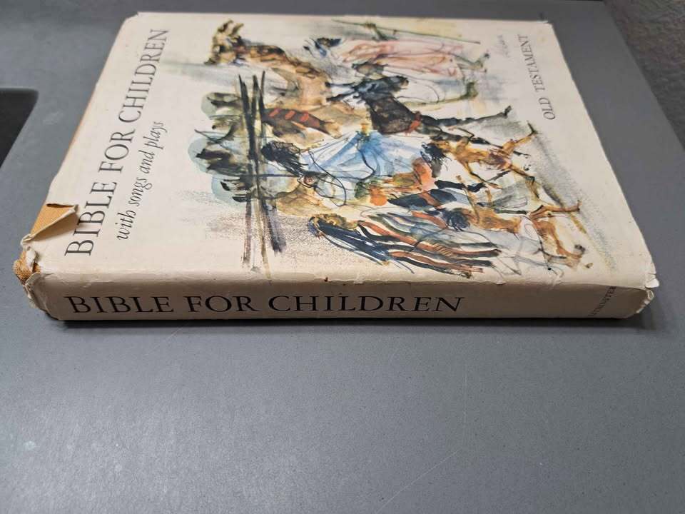 Vintage 1967 Bible For Children with songs and plays
