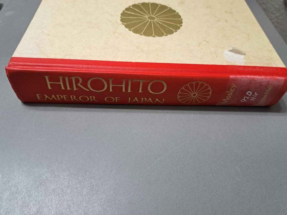 Vintage 1966 first edition of Hirohito: Emperor of Japan by Leonard Mosley (hardcover)
