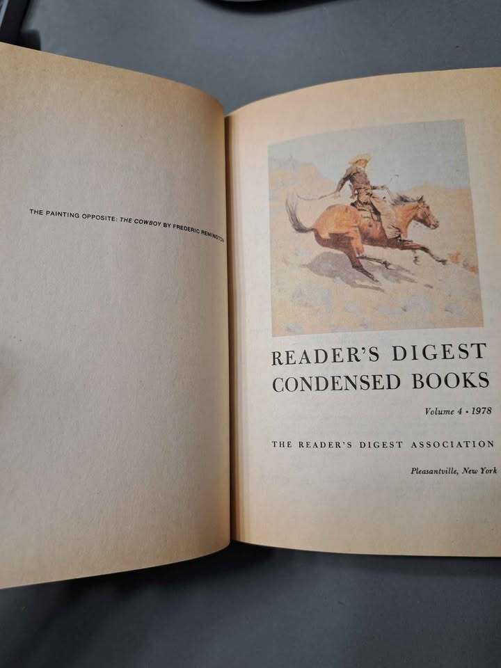 Vintage 1978 first edition Readers Digest Condensed Books Volume 4