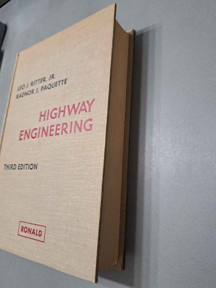 Vintage 1967 Highway Engineering book