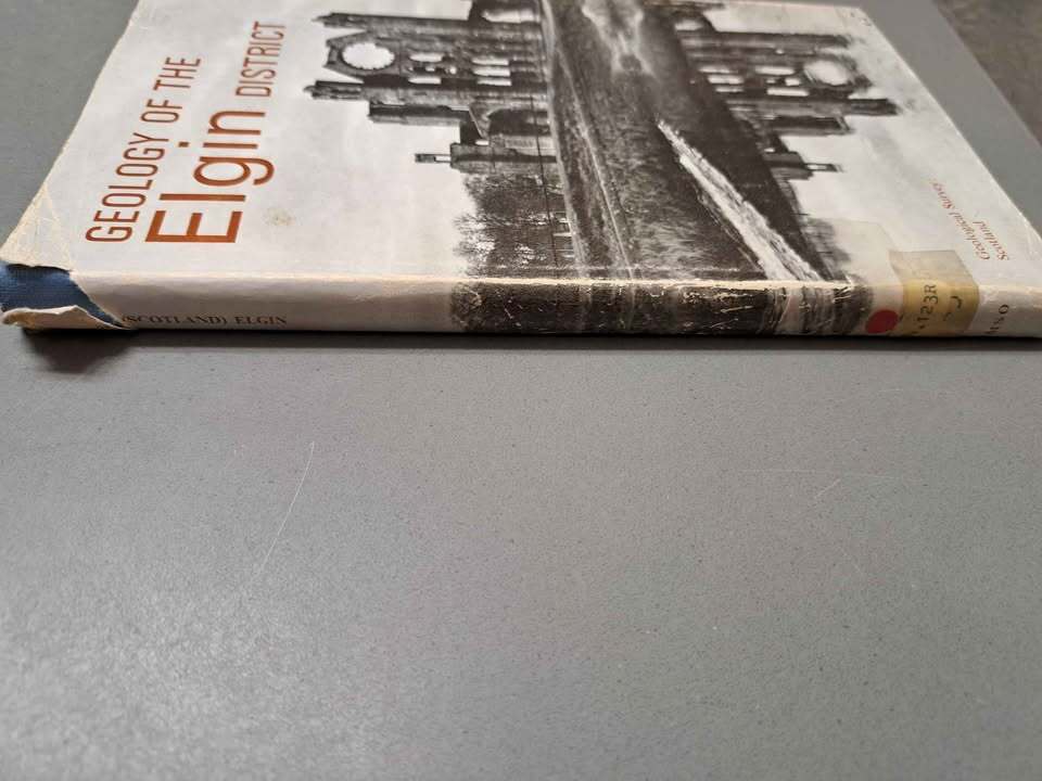Vintage 1968 Geology of the Elgin District