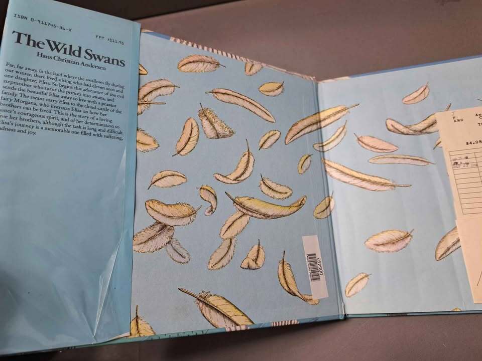 Vintage 1964 first edition of the fairytale The Wild Swans by Hans Christian Andersen (hardcover)