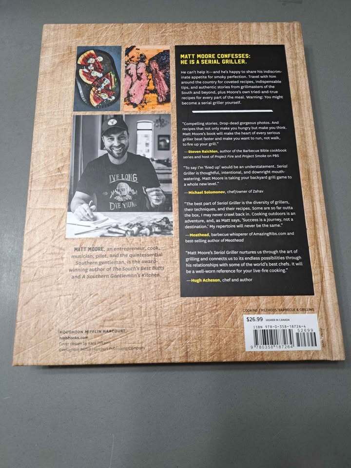 Serial Griller cookbook by Matt Moore