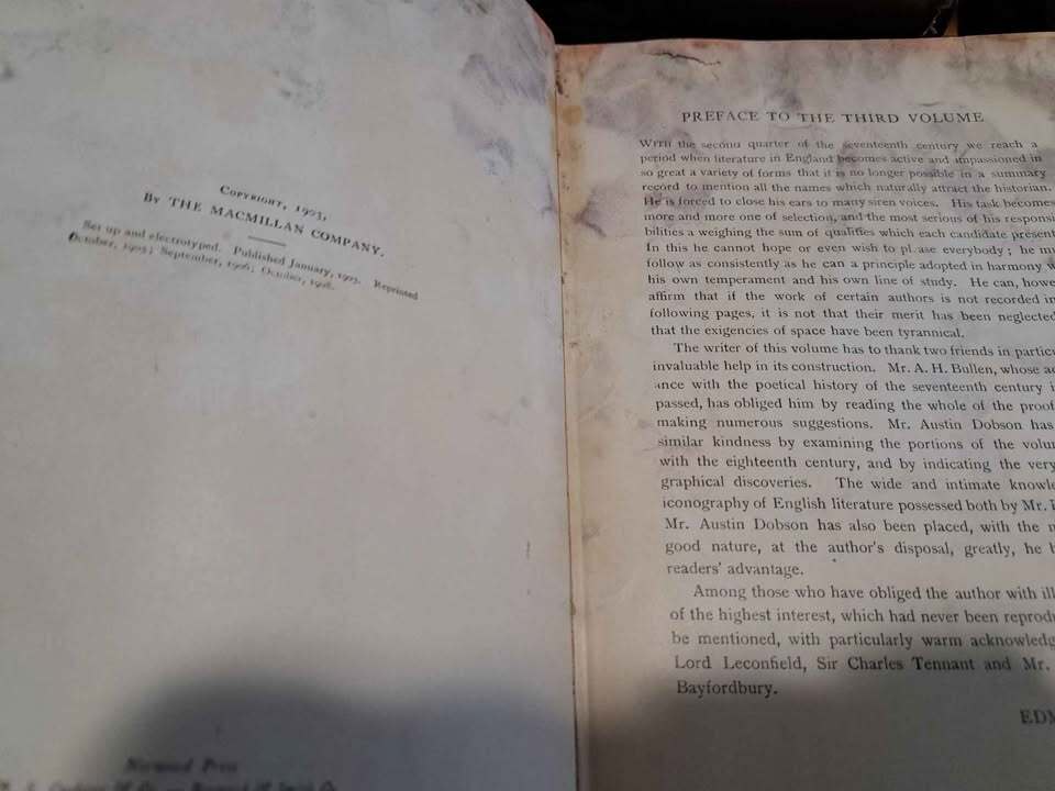 Vintage 1908 An Illustrated History of English Literature Volumes I-IV