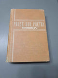 Vintage 1945 Prose and Poetry Journeys Hardcover