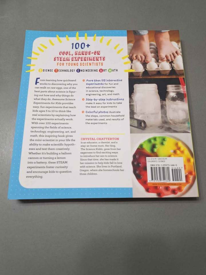 Awesome Science Experiments for Kids book