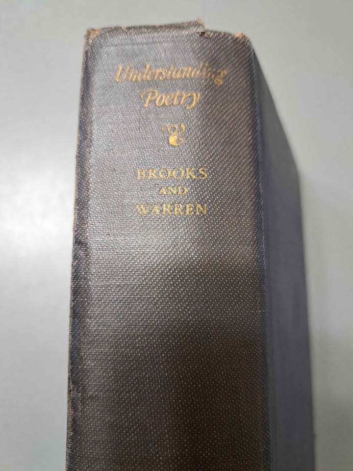 Vintage 1946 Understanding Poetry - An Anthology for College Students by Brooks and Warren