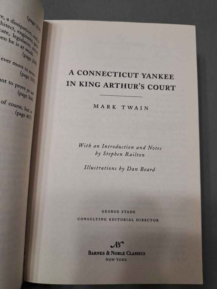 A Connecticut Yankee in King Arthur's Court - Mark Twain (Barnes & Noble Classics series)