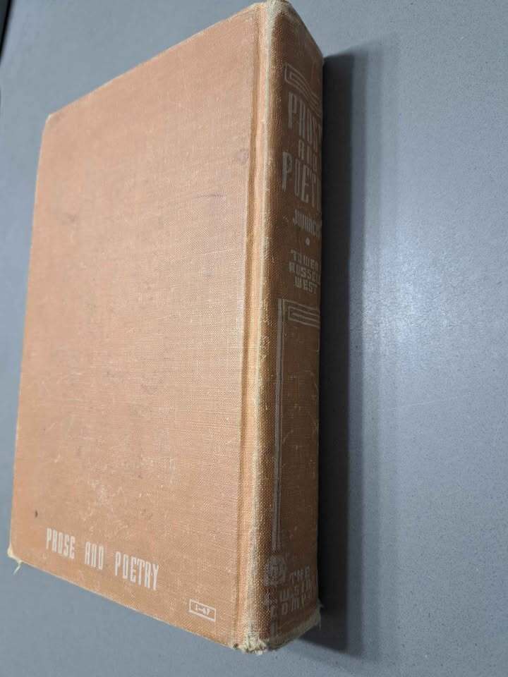 Vintage 1945 Prose and Poetry Journeys Hardcover